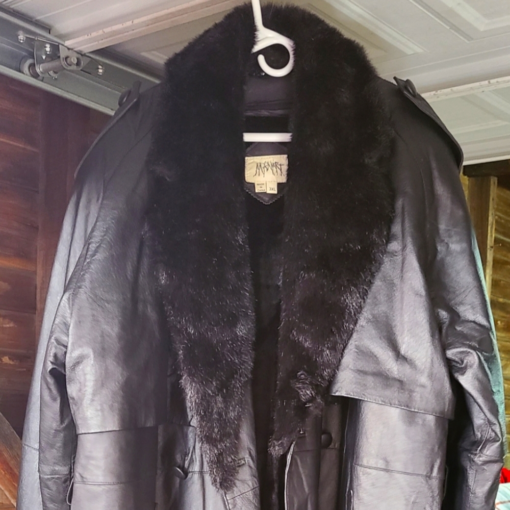 Is maxi length Winter leather coat